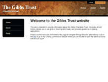 Tablet Screenshot of gibbstrust.org.uk
